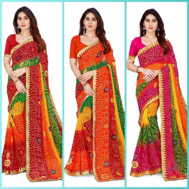 Dazira Pure Georgette Wholesale sarees in Mumbai