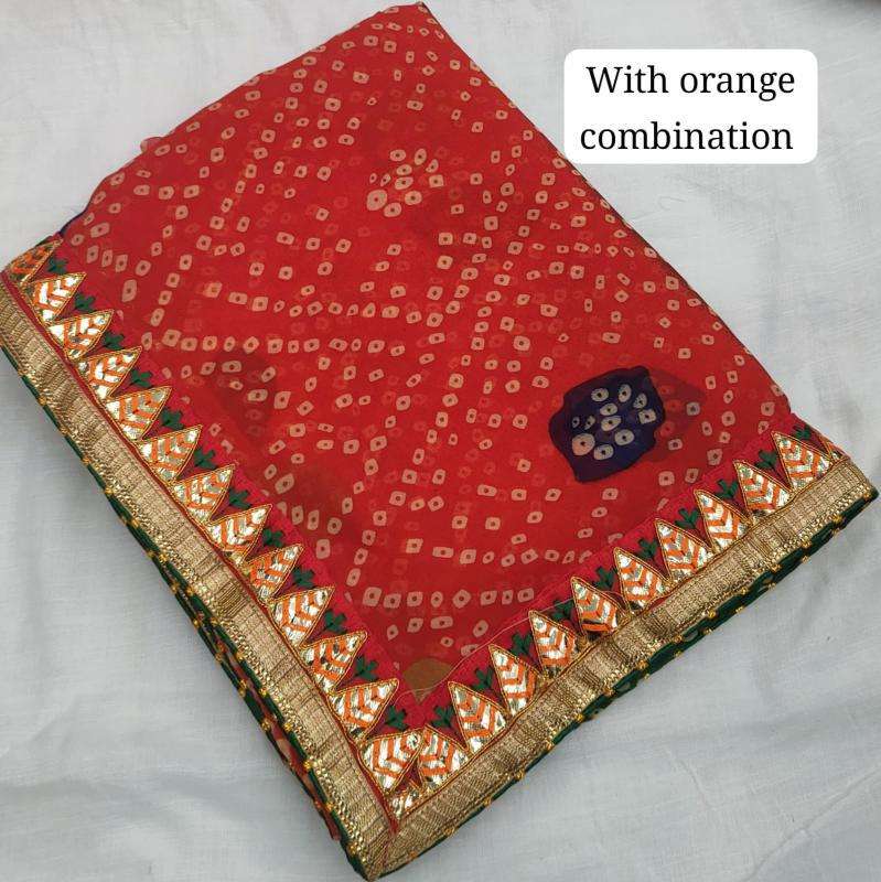 Dazira Pure Georgette Wholesale sarees in Mumbai
