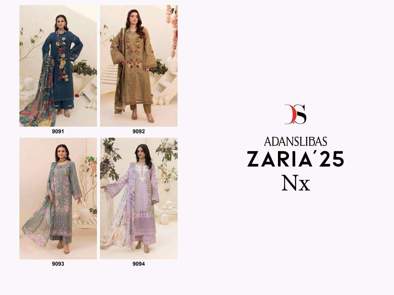Deepsy Adan libas Zaria 25 Nx Chiffon Duppatta Wholesale Patiala suits in Kolkata