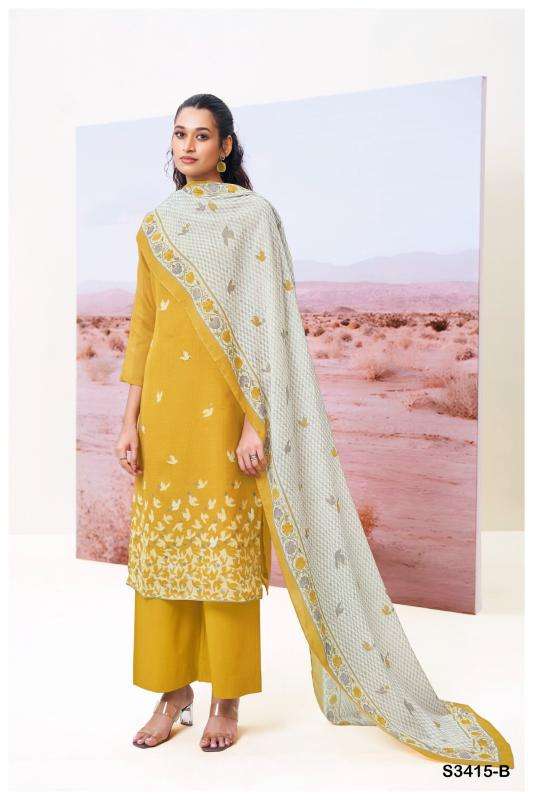Ganga abeeha 3415 Wholesale Pakistani suits exporters in Surat
