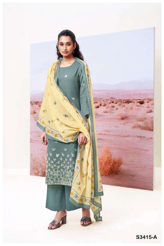Ganga abeeha 3415 Wholesale Pakistani suits exporters in Surat