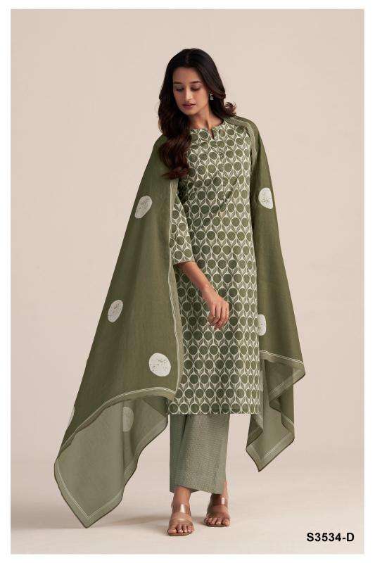 Ganga esme 3534 Surat wholesale dealers in Pakistani suits