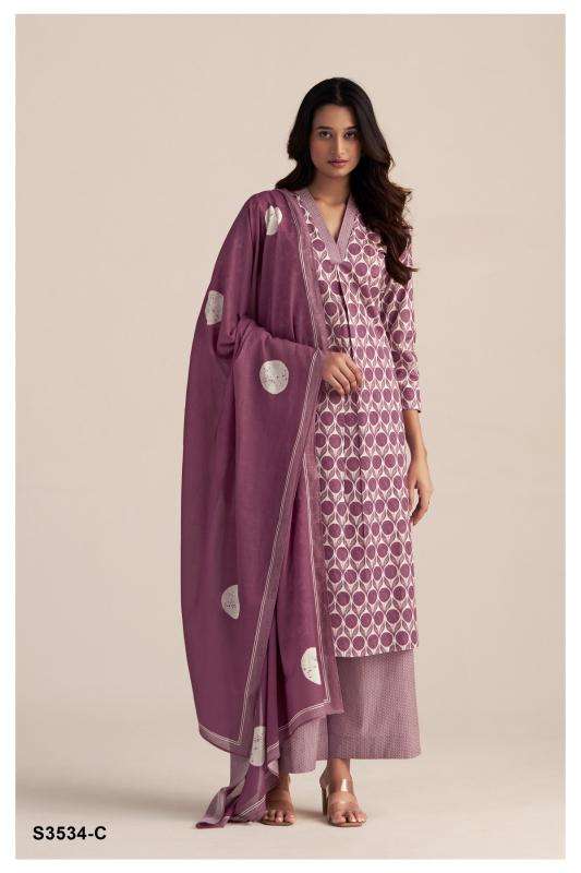 Ganga esme 3534 Surat wholesale dealers in Pakistani suits