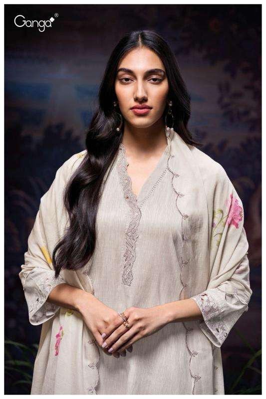 Ganga fevie 3314 Wholesale dress material market in Mumbai