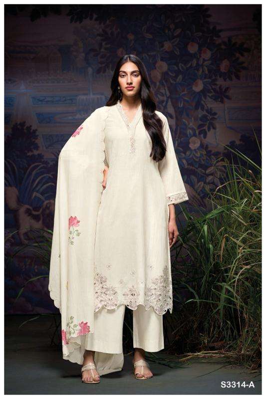 Ganga fevie 3314 Wholesale dress material market in Mumbai