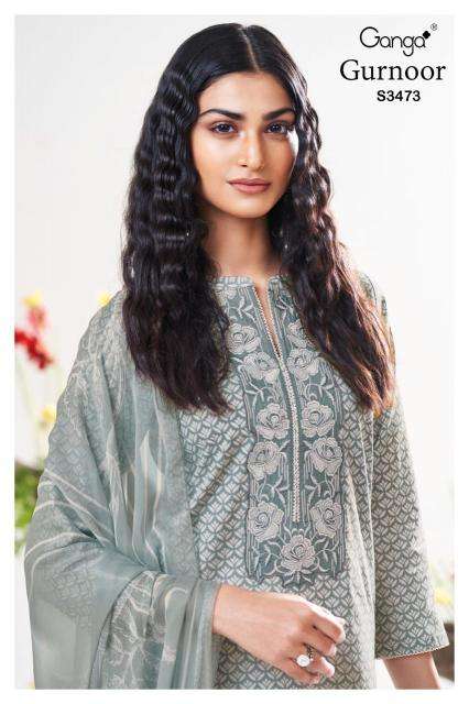 Ganga gurnoor 3473 Latest Pakistani suits at wholesale price