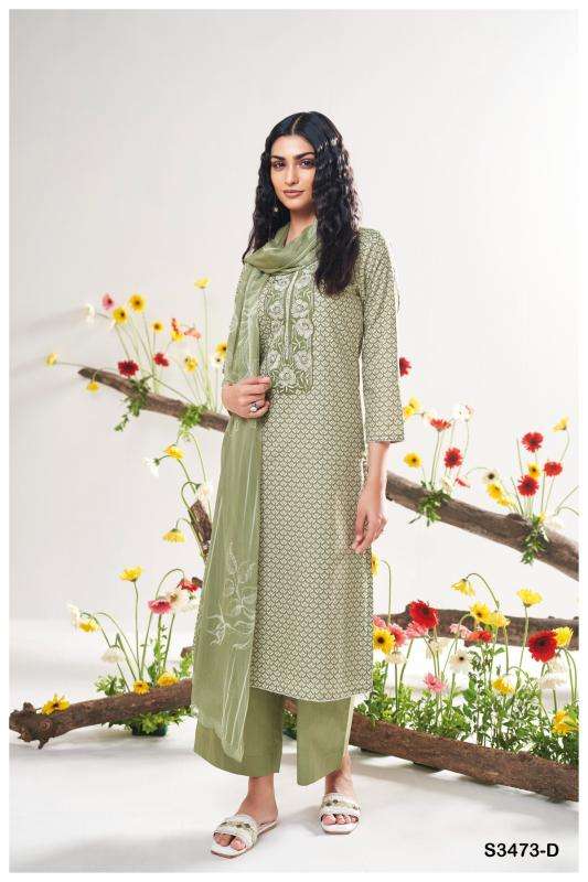 Ganga gurnoor 3473 Latest Pakistani suits at wholesale price