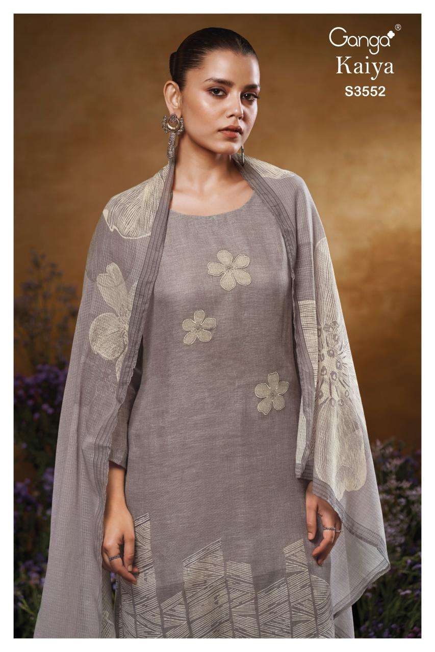 Ganga kaiya 3552 Discounted Pakistani suits for retailers in Surat