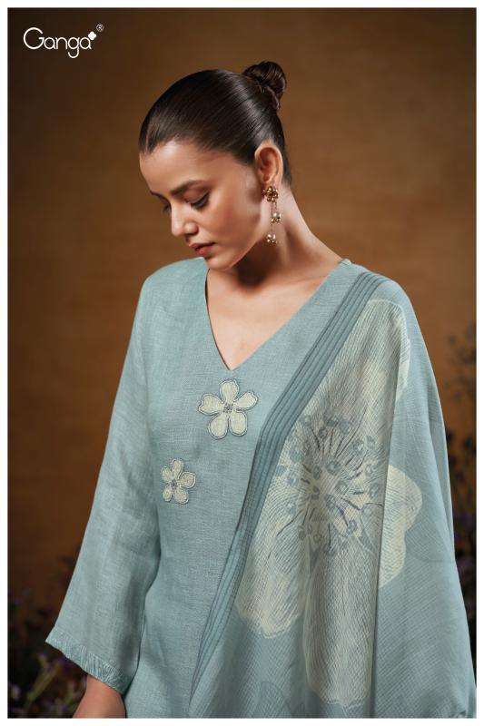 Ganga kaiya 3552 Discounted Pakistani suits for retailers in Surat