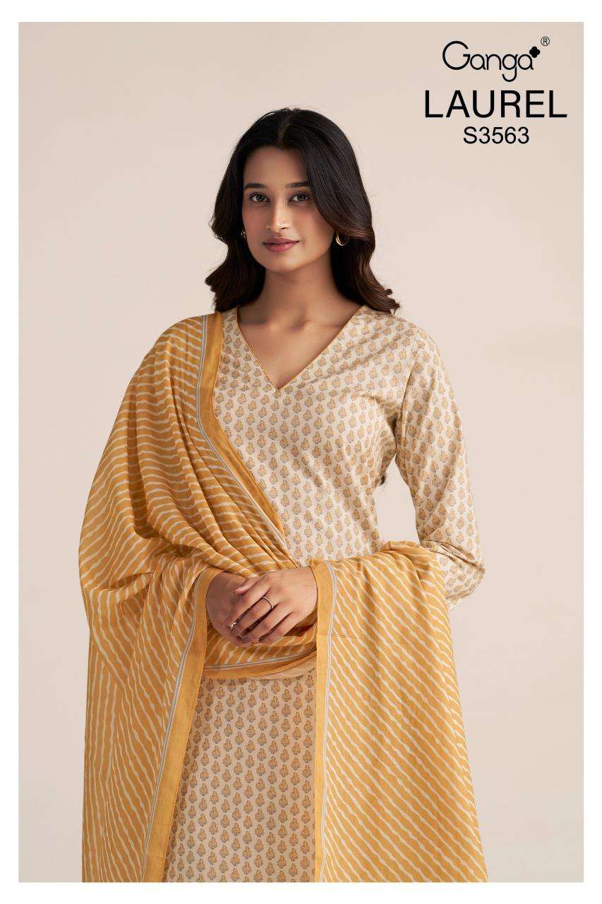 Ganga laurel 3563 Pakistani designer suits wholesale