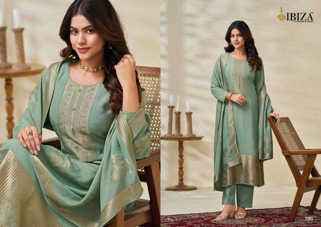 Ibiza Shireen pakistani wholesale salwar kameez in karachi