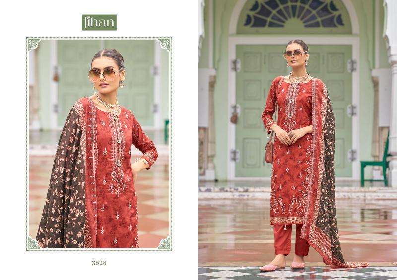 Jihan Bin Saeed Lawn Collection Vol 15 Printed salwar kameez wholesale