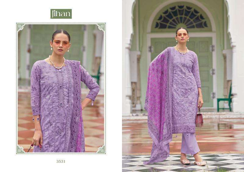 Jihan Bin Saeed Lawn Collection Vol 15 Printed salwar kameez wholesale