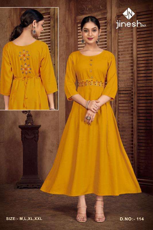 Kapda Thread Rayon fabric with belt ladies kurti manufacturer in surat surat gujarat