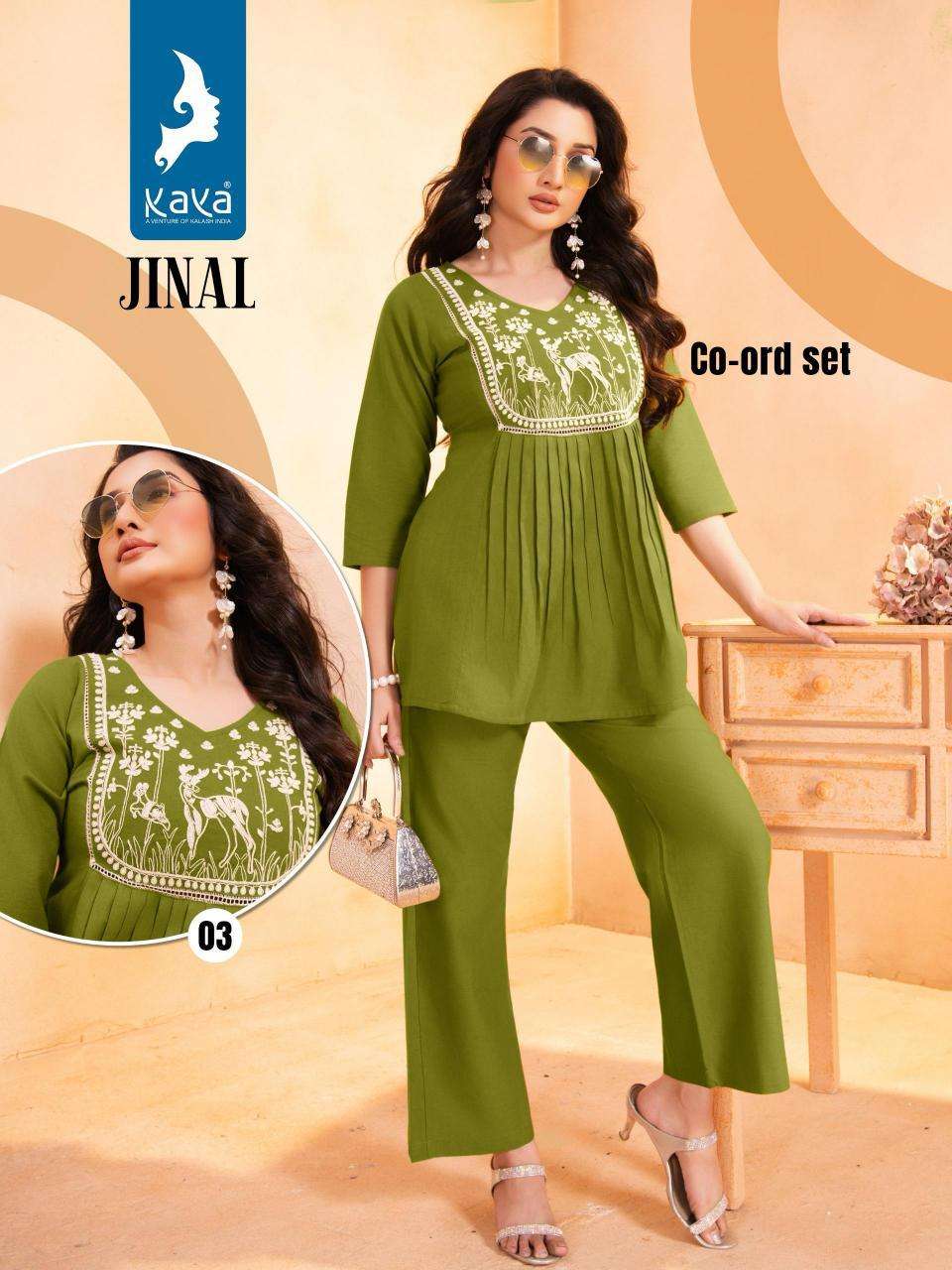 Kaya Jinal cord set Designer kurtis in Bangalore