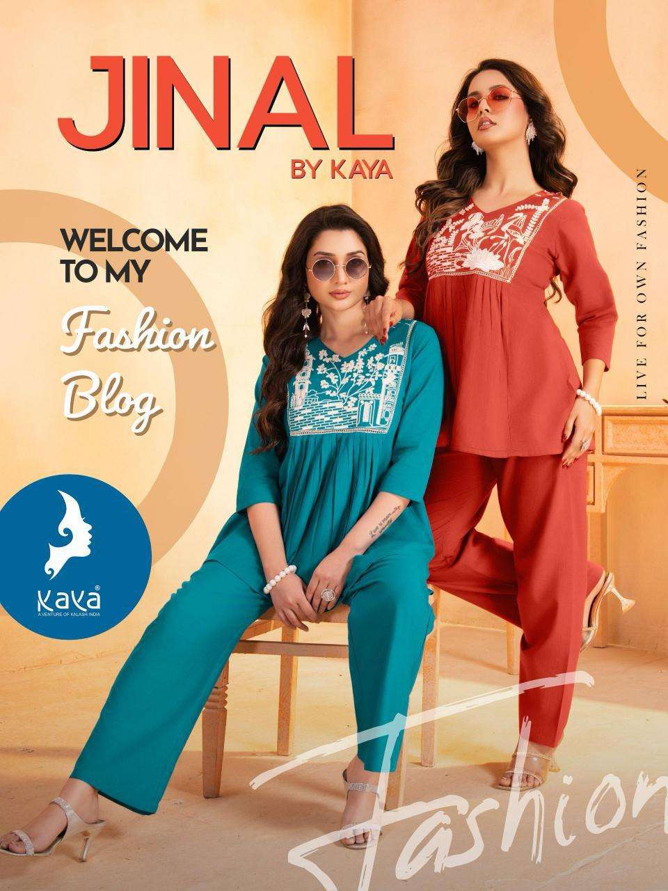 Kaya Jinal cord set Designer kurtis in Bangalore