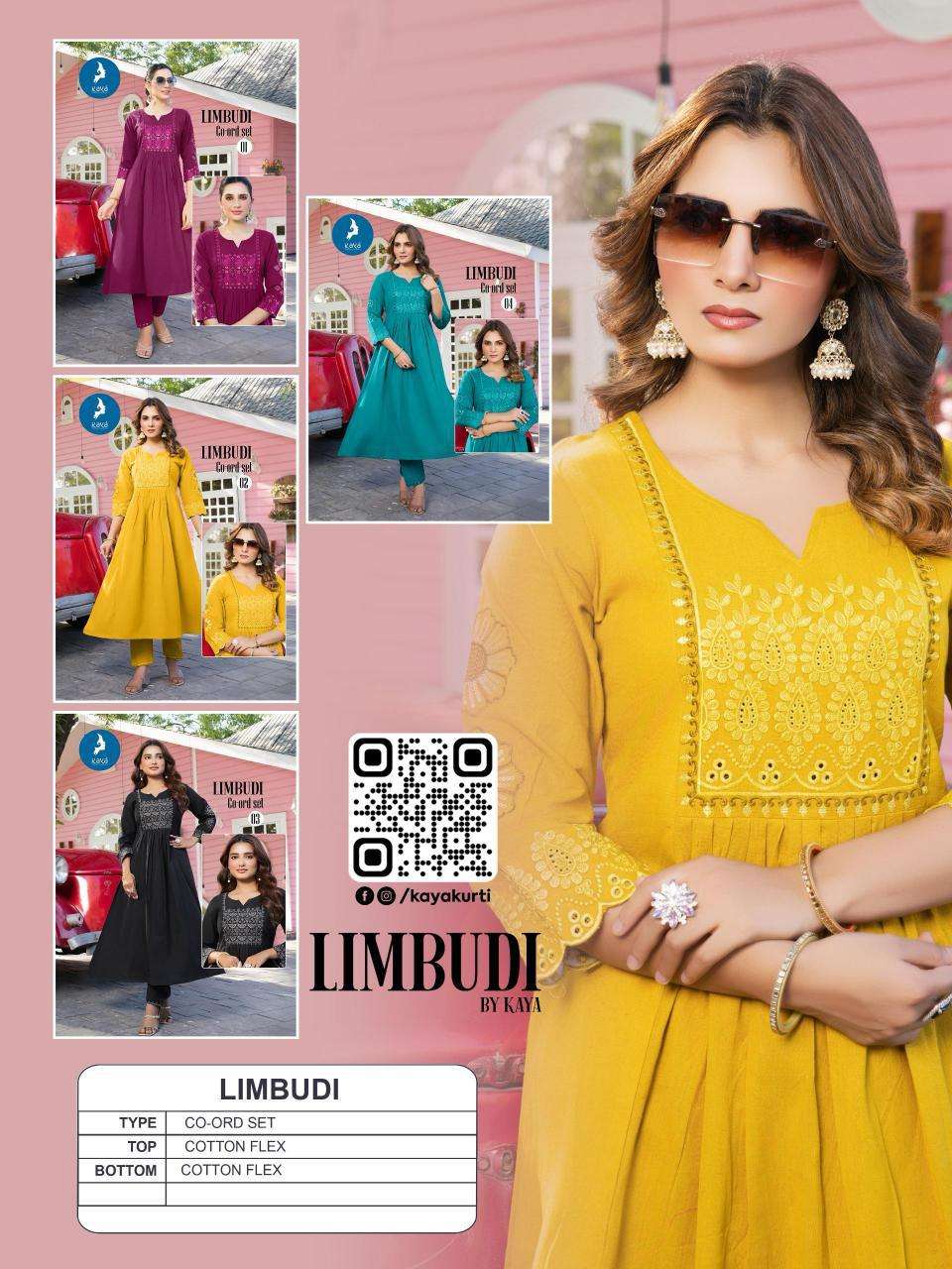 Kaya Limbudi coord set Kurti dealers in Ahmedabad