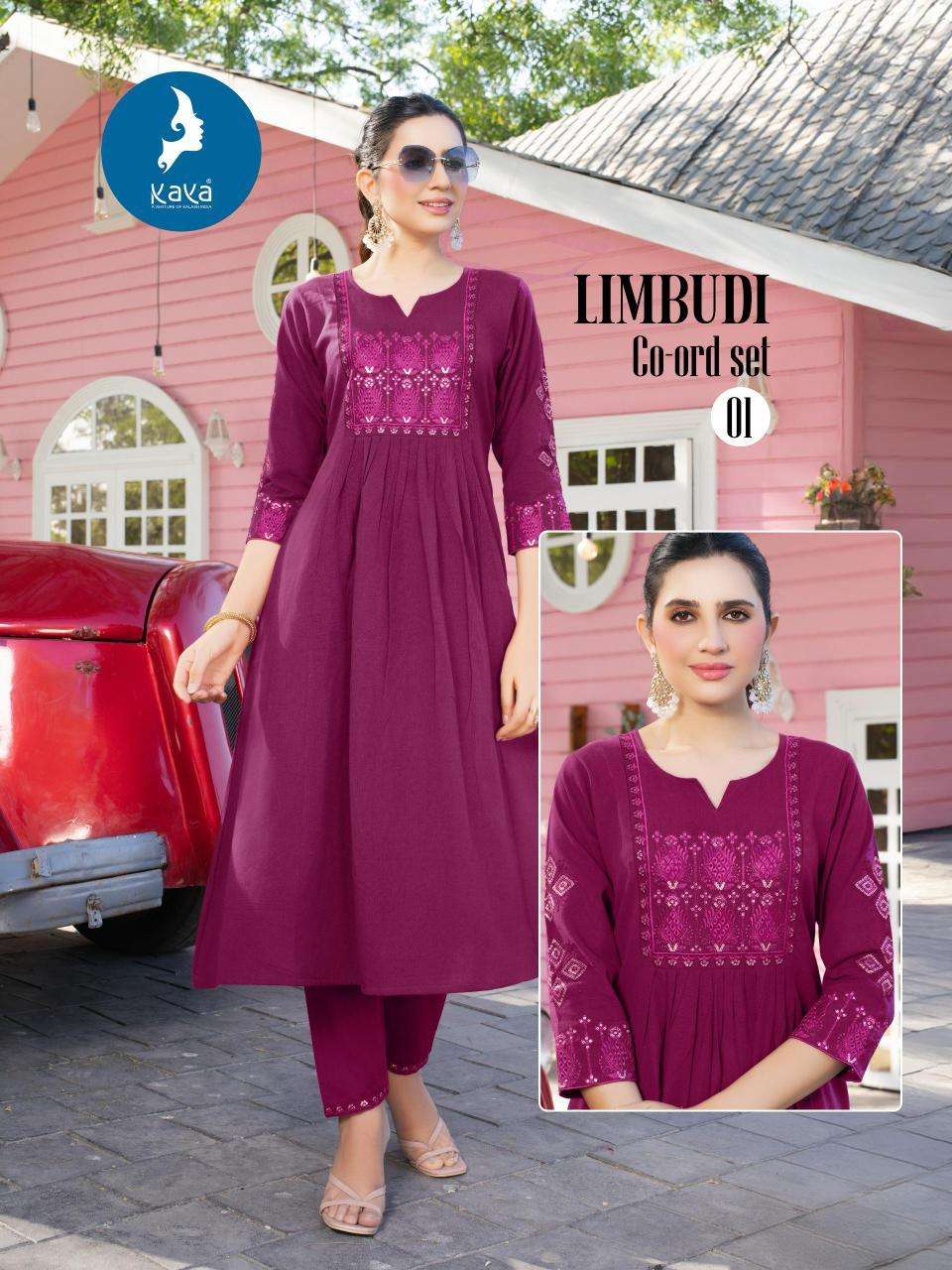 Kaya Limbudi coord set Kurti dealers in Ahmedabad