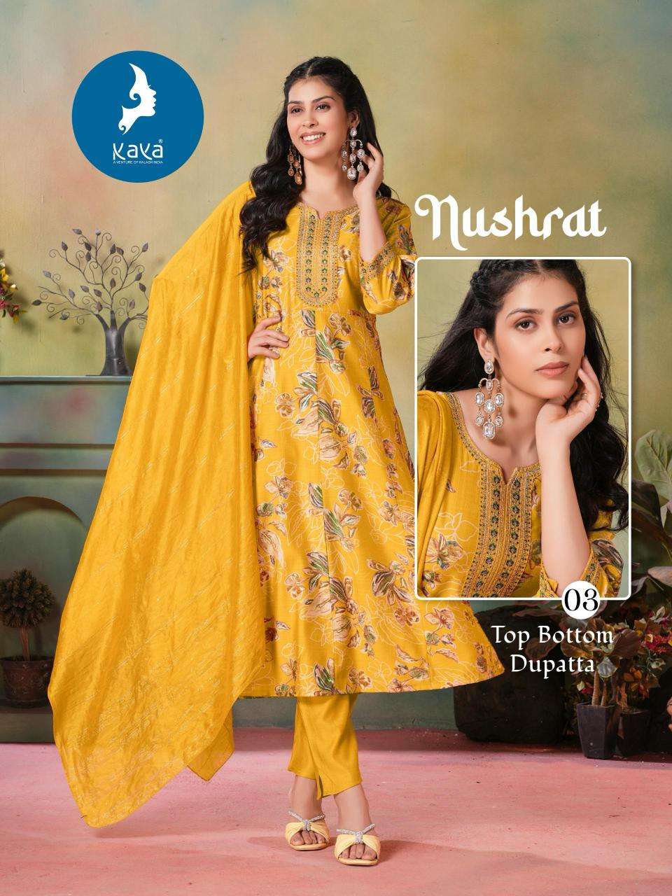 Kaya nushrat  kurti online in surat and kurti manufacturer janasya surat gujarat