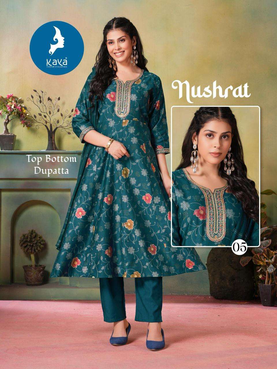 Kaya nushrat  kurti online in surat and kurti manufacturer janasya surat gujarat