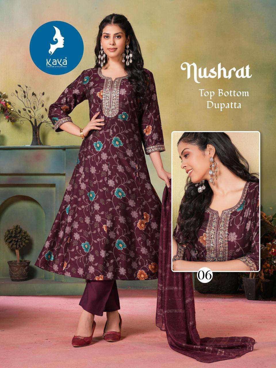 Kaya nushrat  kurti online in surat and kurti manufacturer janasya surat gujarat