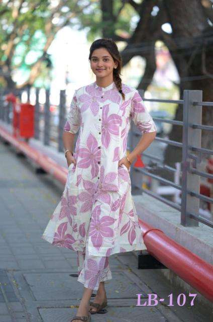 Ladybook kuddi vol 3 co ord set kurtis manufacturer in raghuvir celeum kadodra surat