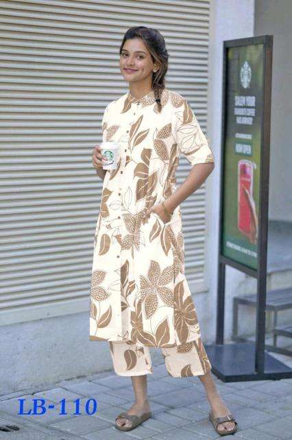 Ladybook kuddi vol 3 co ord set kurtis manufacturer in raghuvir celeum kadodra surat