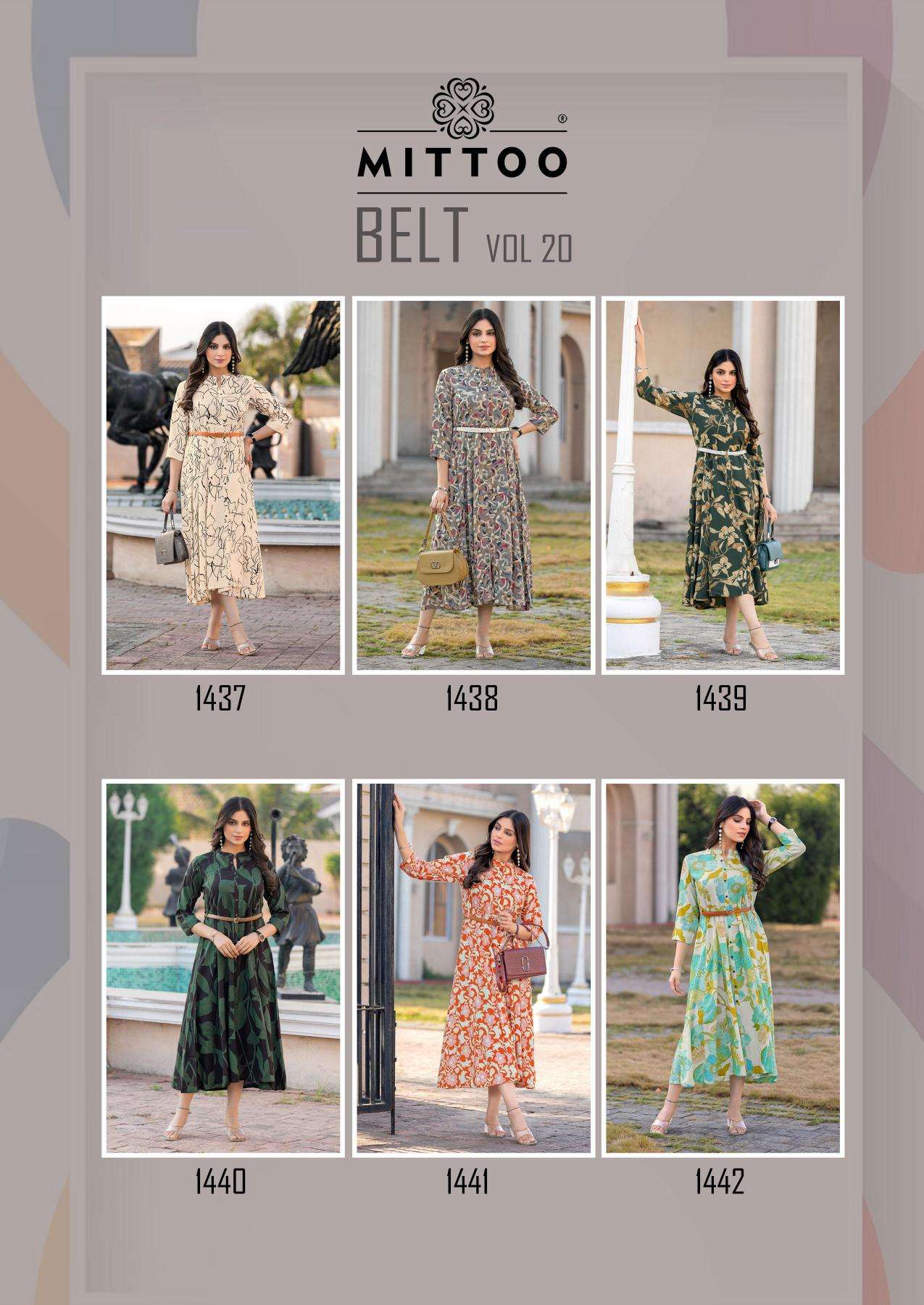 Mittoo belt vol 20 high quality kurti manufacturer in surat