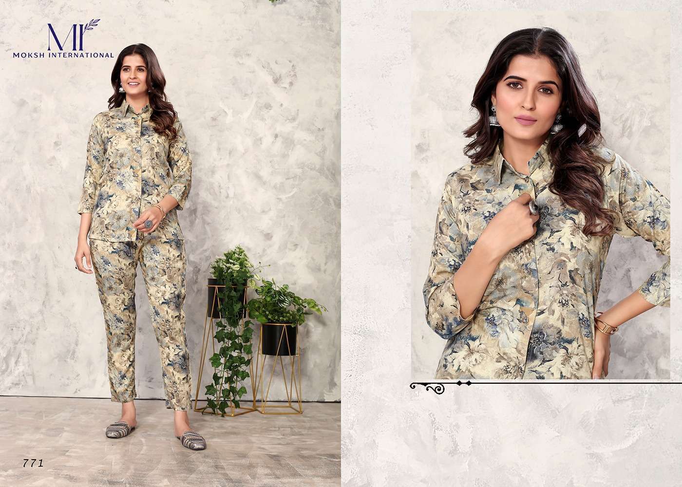 Moksh International Co-ord Set Vol-1 kurti manufacturer for online in surat