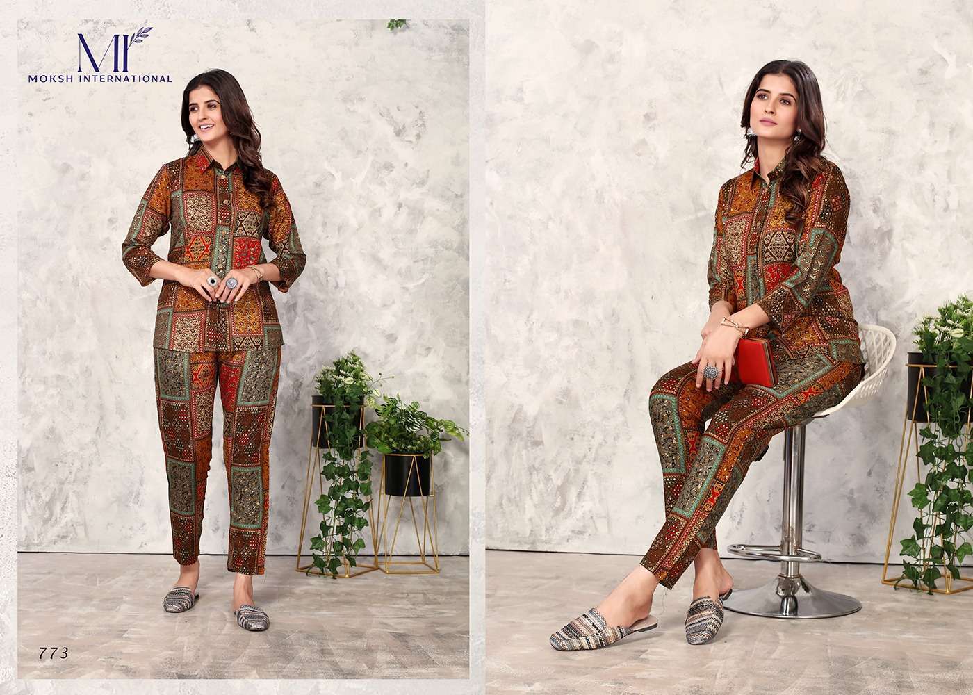 Moksh International Co-ord Set Vol-1 kurti manufacturer for online in surat