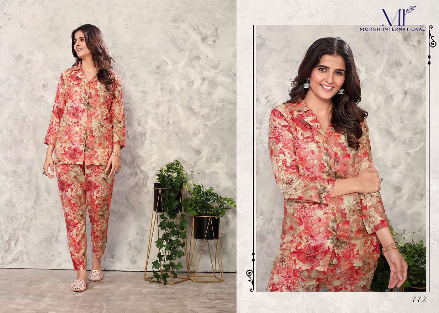 Moksh International Co-ord Set Vol-1 kurti manufacturer for online in surat