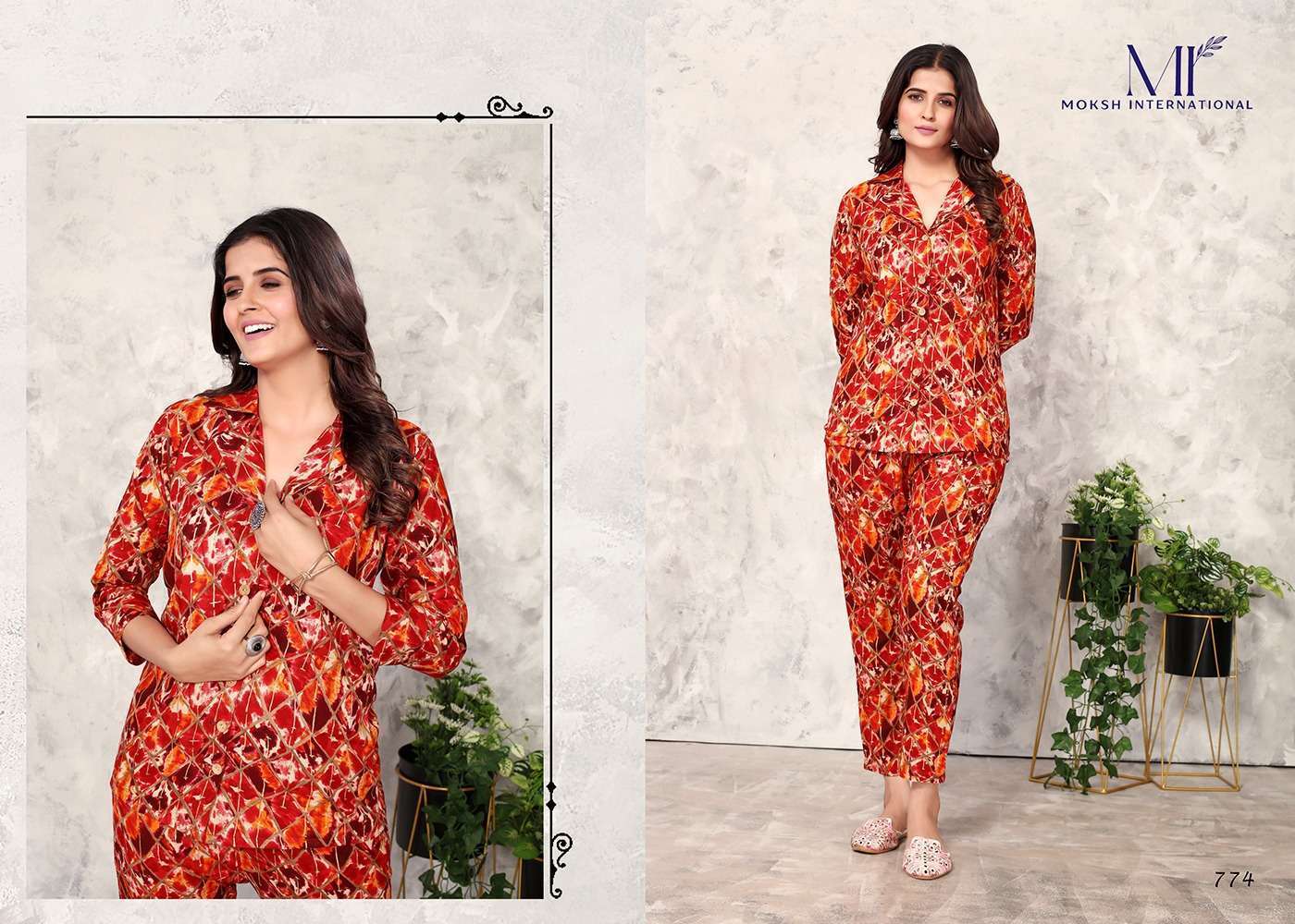 Moksh International Co-ord Set Vol-1 kurti manufacturer for online in surat