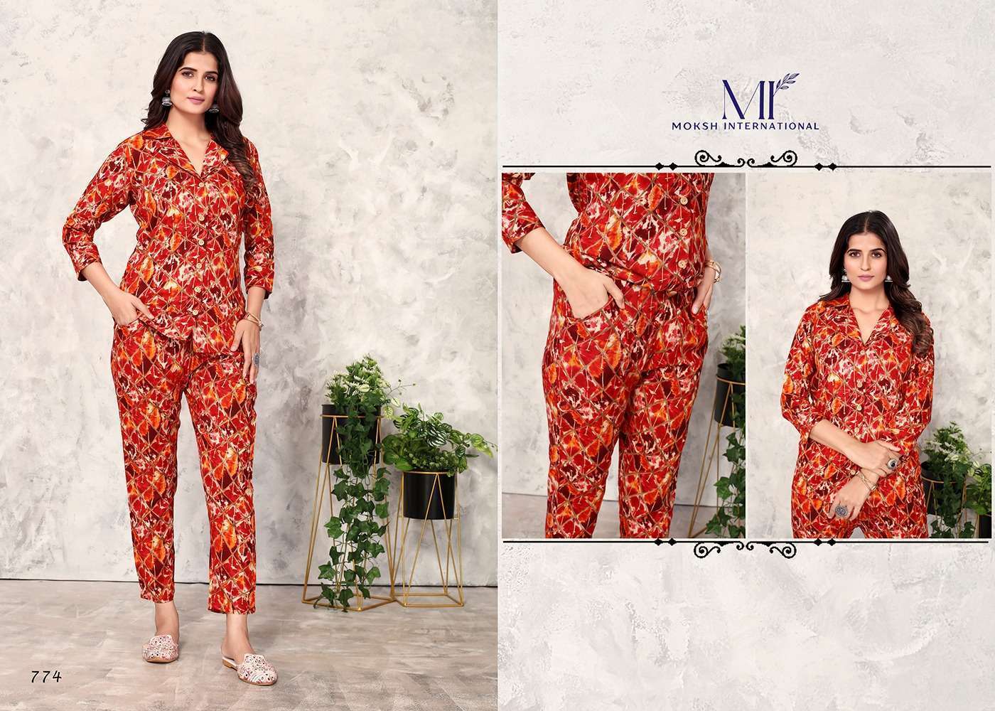 Moksh International Co-ord Set Vol-1 kurti manufacturer for online in surat
