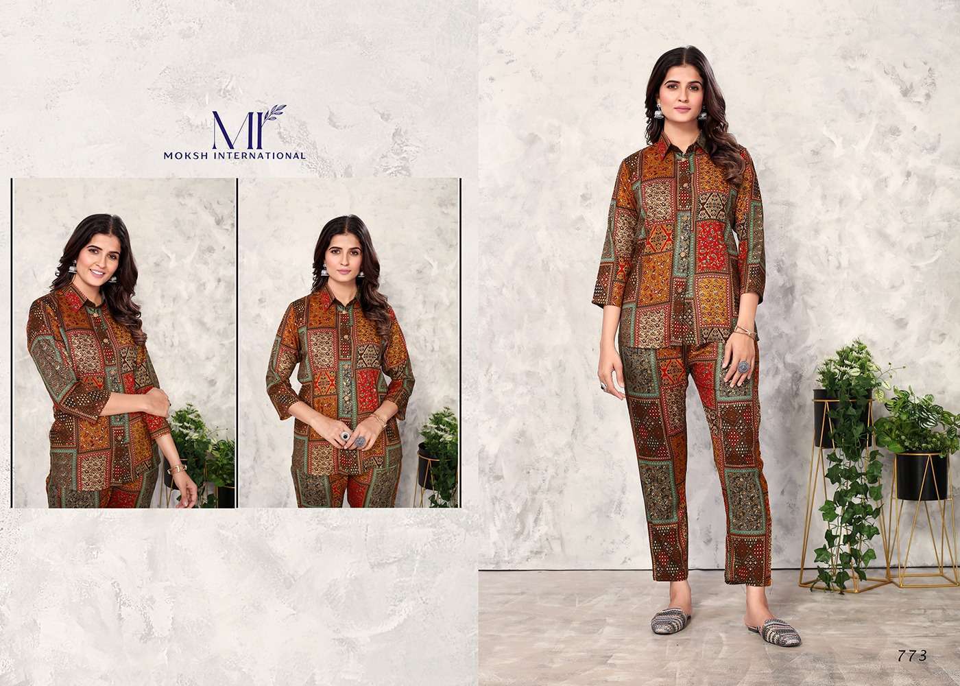 Moksh International Co-ord Set Vol-1 kurti manufacturer for online in surat