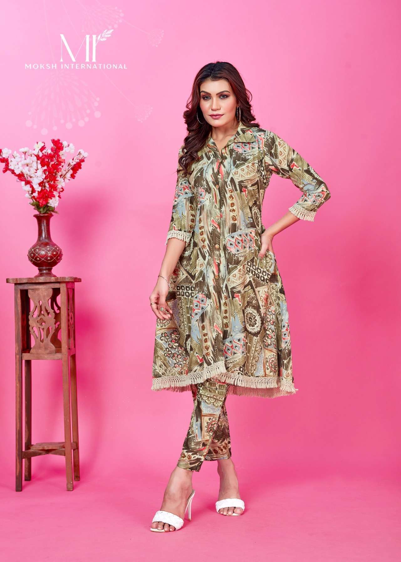 Moksh International Co-ord set WOW VOL-1 manufacturer of kurti and tops in surat