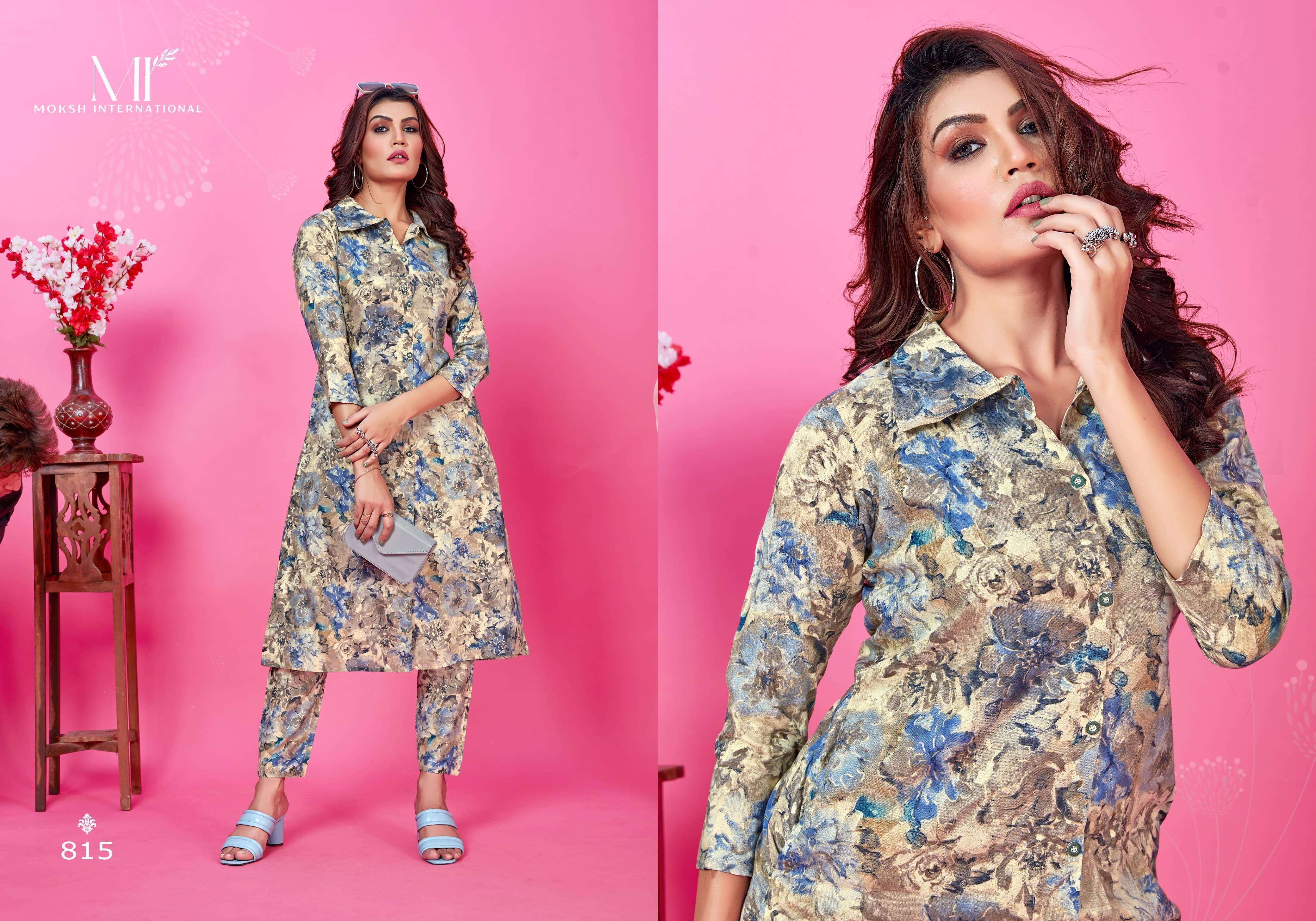 Moksh International Co-ord set WOW VOL-1 manufacturer of kurti and tops in surat