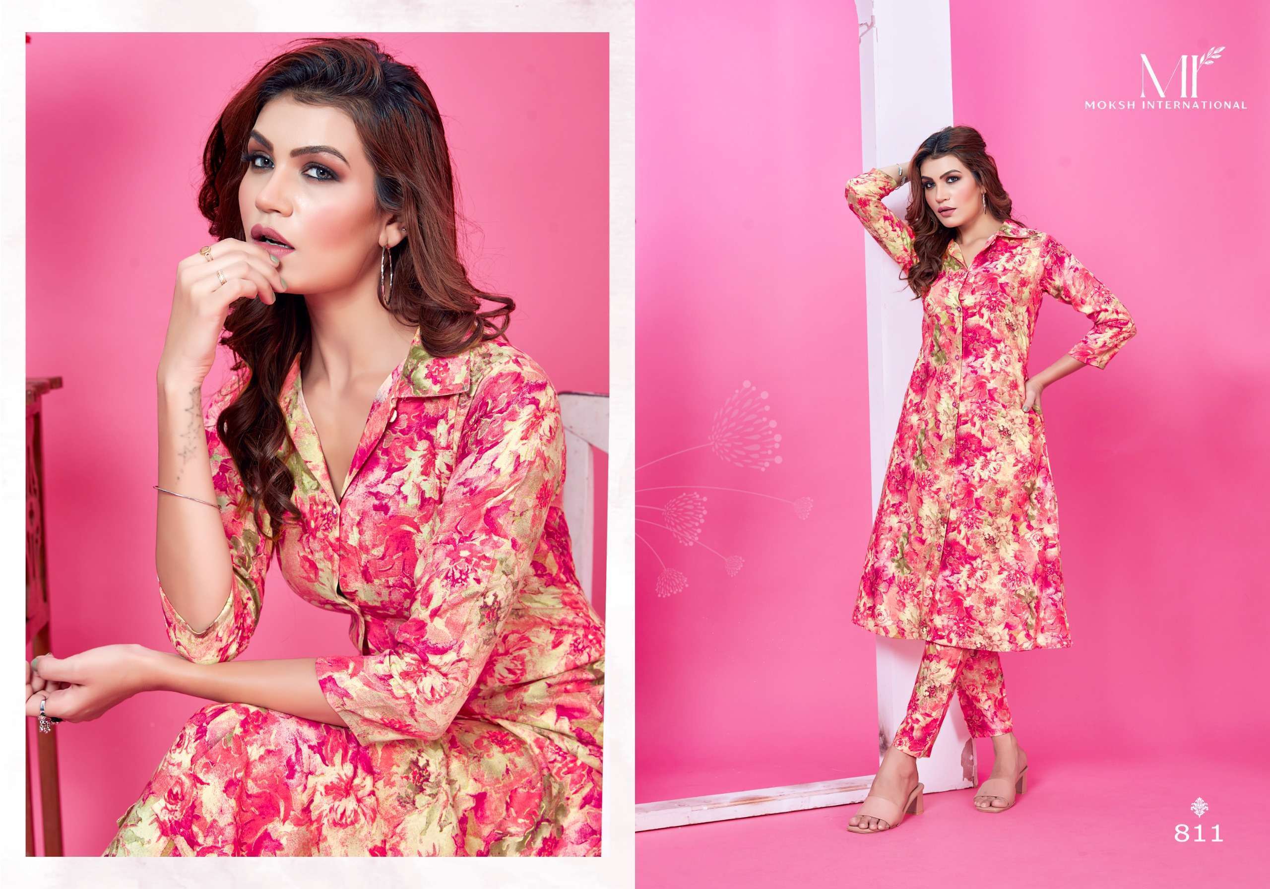 Moksh International Co-ord set WOW VOL-1 manufacturer of kurti and tops in surat