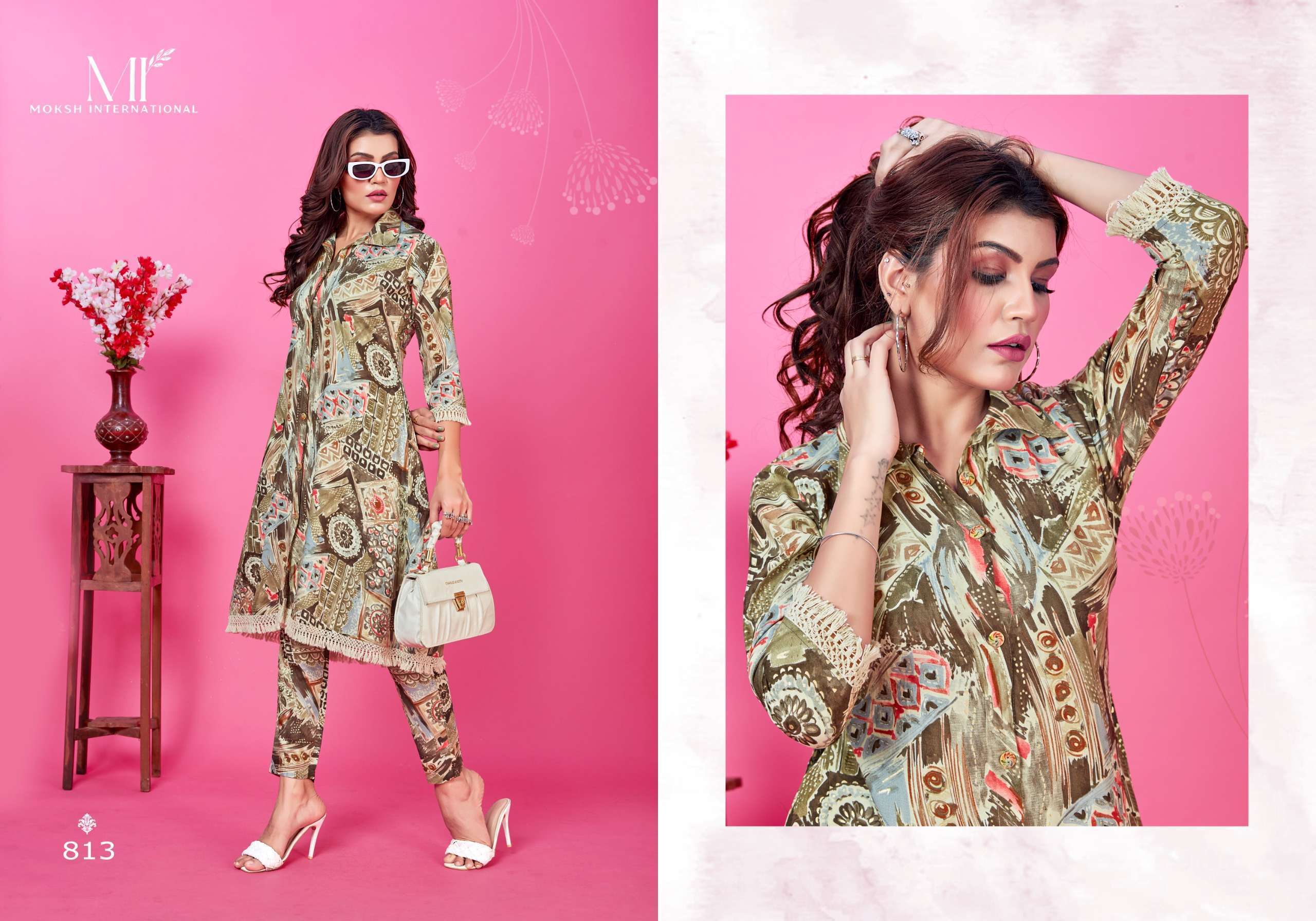 Moksh International Co-ord set WOW VOL-1 manufacturer of kurti and tops in surat