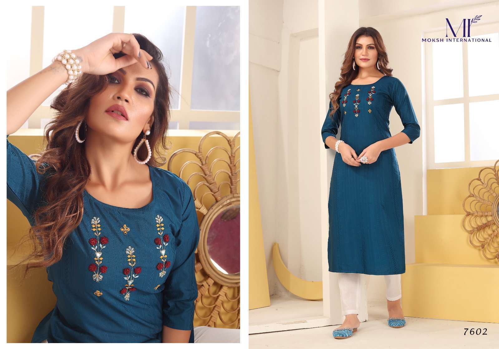 Moksh International Diva Vol-1 list of manufacturers of kurti in surat