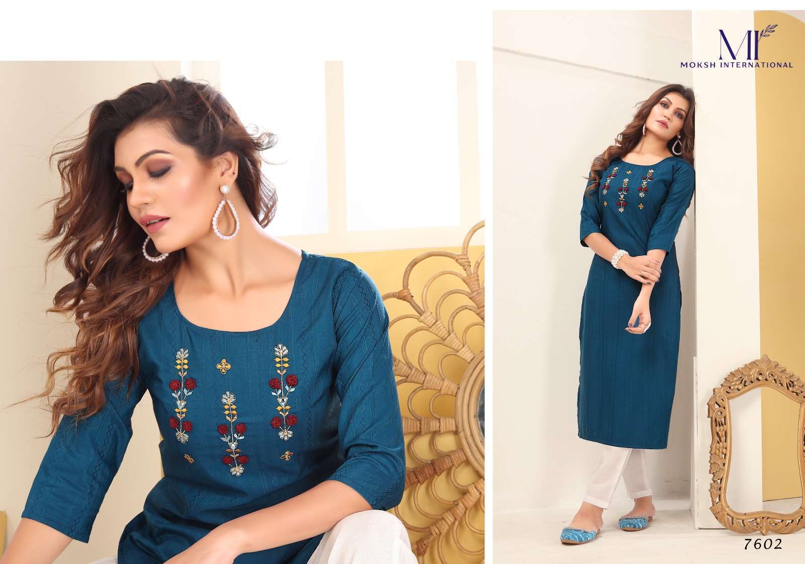 Moksh International Diva Vol-1 list of manufacturers of kurti in surat