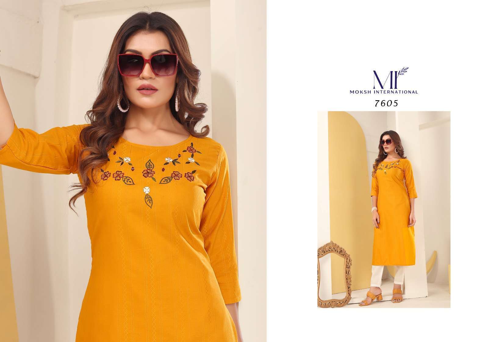 Moksh International Diva Vol-1 list of manufacturers of kurti in surat