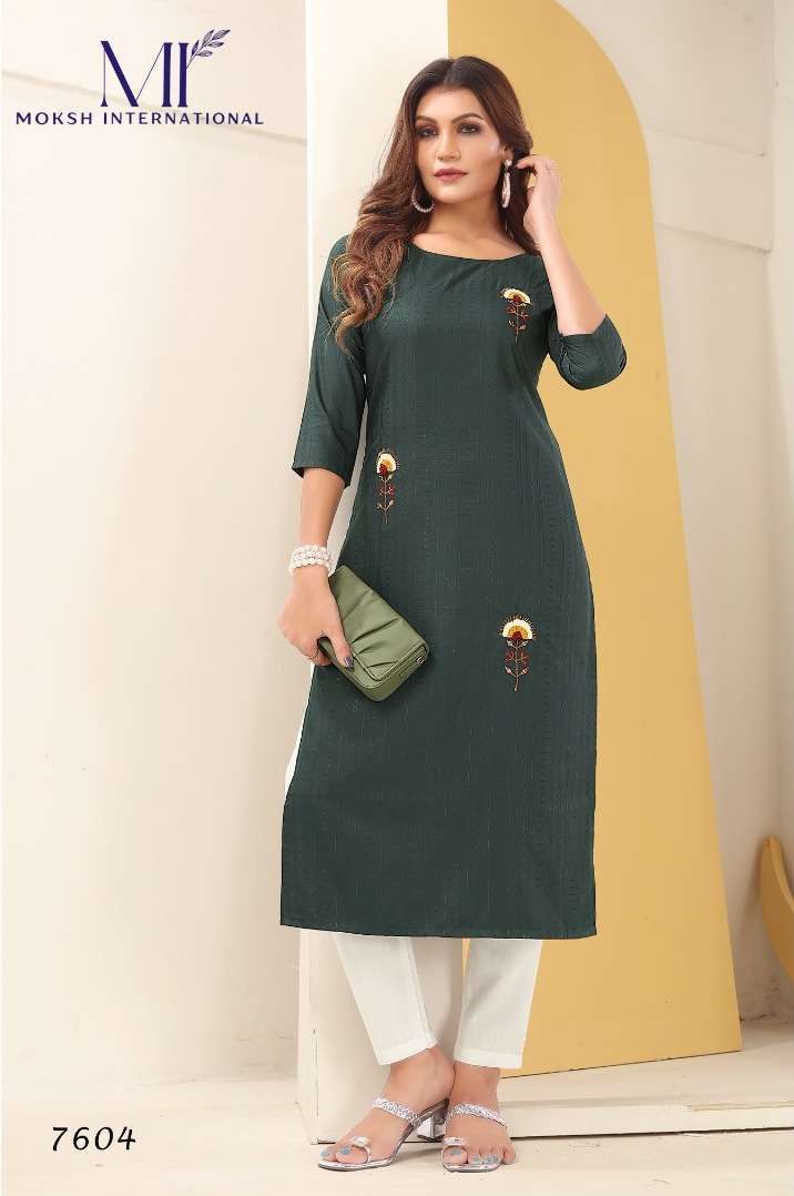 Moksh International Diva Vol-1 list of manufacturers of kurti in surat