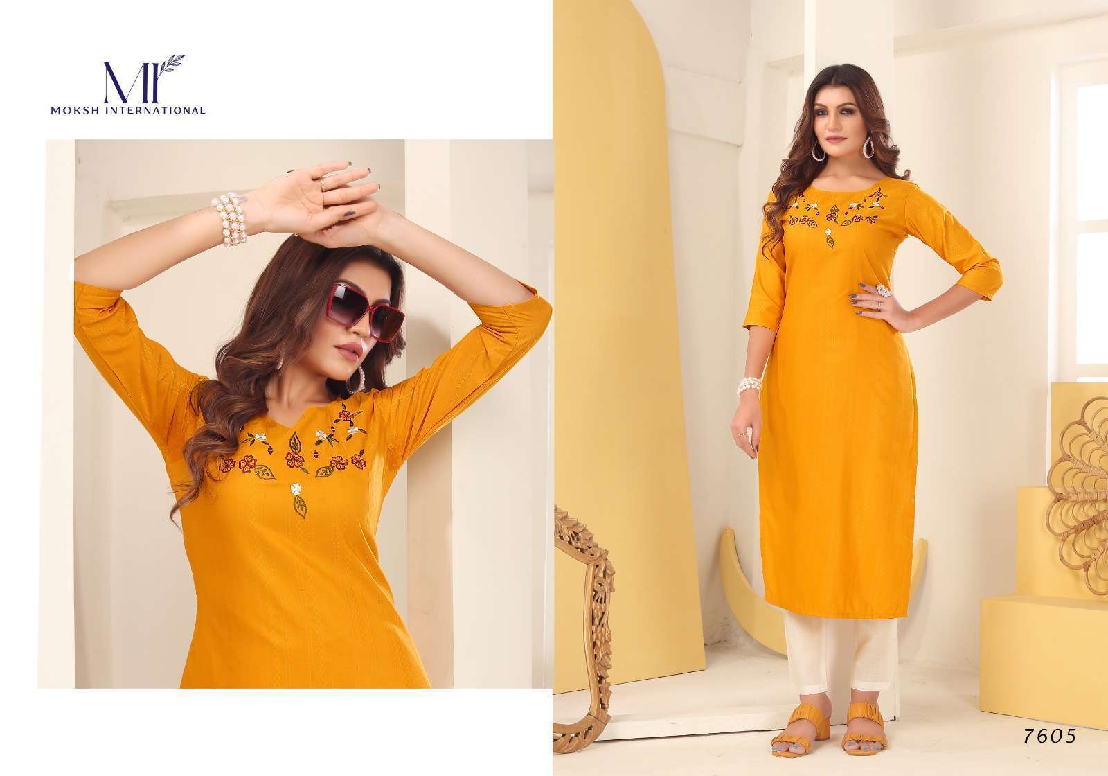 Moksh International Diva Vol-1 list of manufacturers of kurti in surat