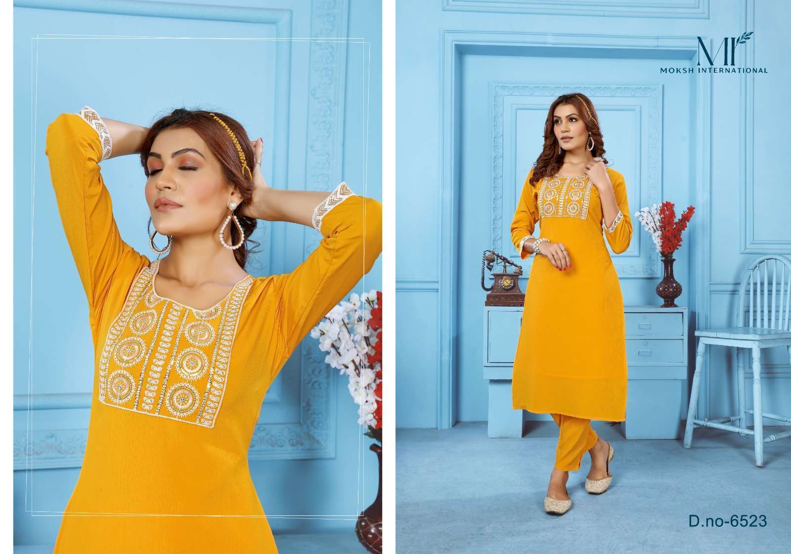 Moksh International Goldy- Vol - 2 low range kurti manufacturer in surat