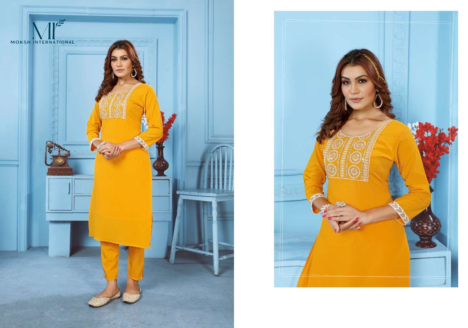 Moksh International Goldy- Vol - 2 low range kurti manufacturer in surat