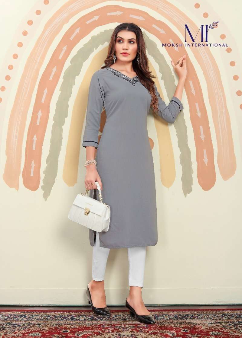Moksh International Mirror Vol-1  kurti manufacturer in surat janasya surat gujarat