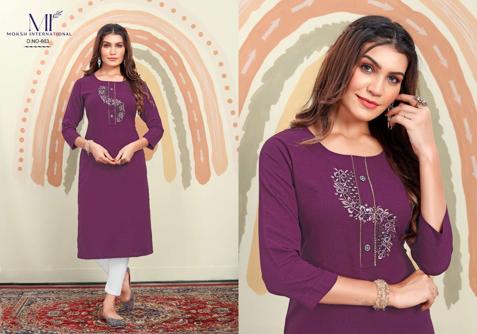 Moksh International Mirror Vol-1  kurti manufacturer in surat janasya surat gujarat