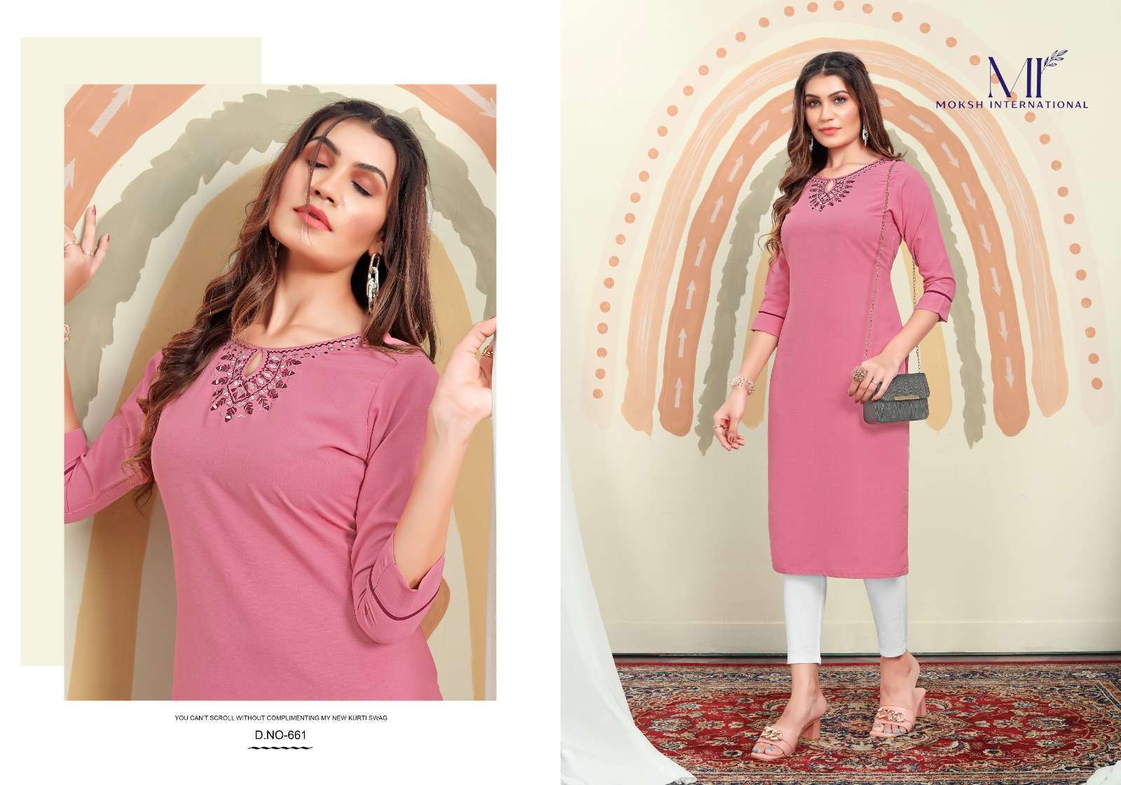 Moksh International Mirror Vol-1  kurti manufacturer in surat janasya surat gujarat
