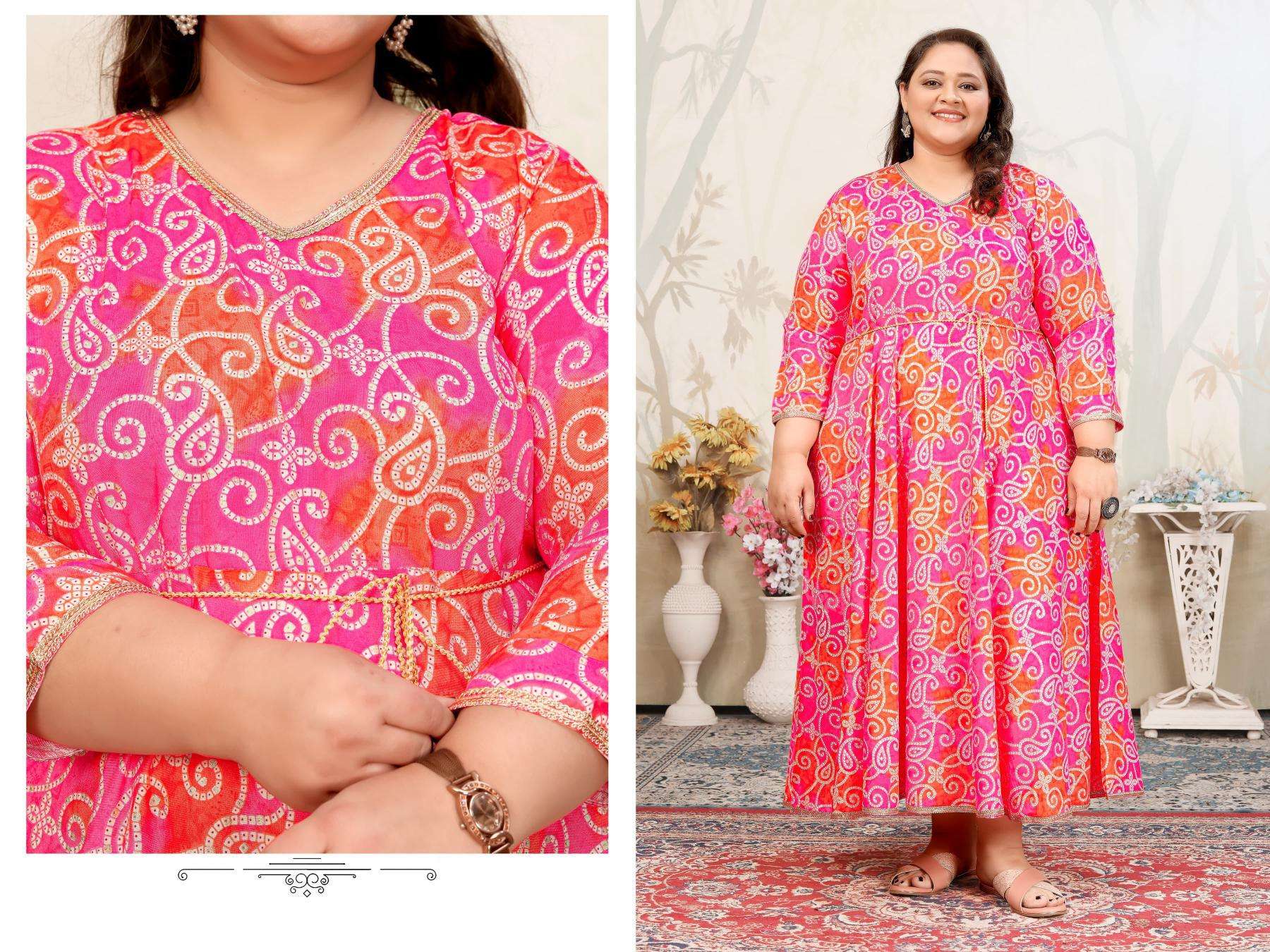 Moksh International Plus Size Joy Vol 2 Kurti dealers in Mumbai