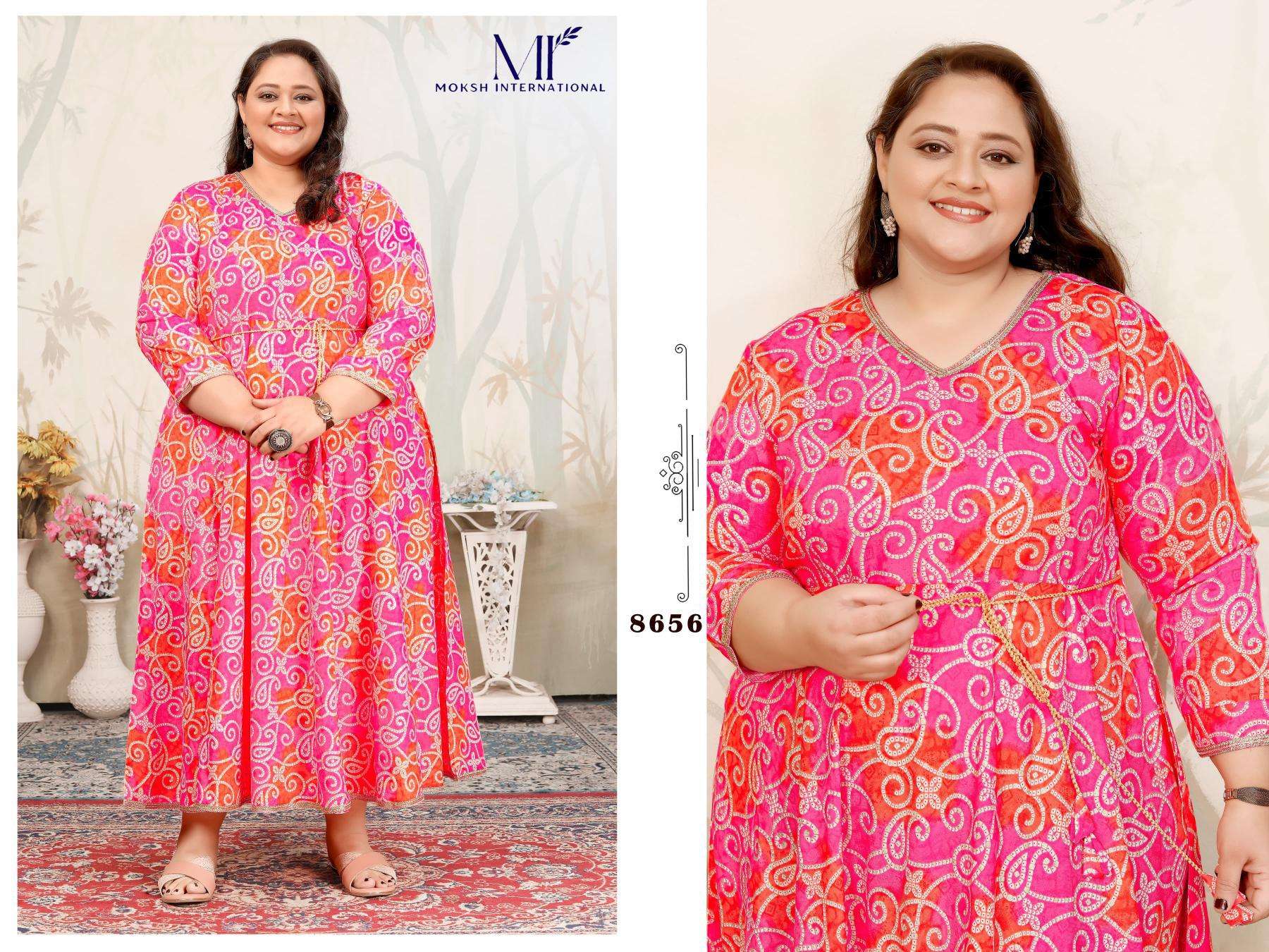 Moksh International Plus Size Joy Vol 2 Kurti dealers in Mumbai